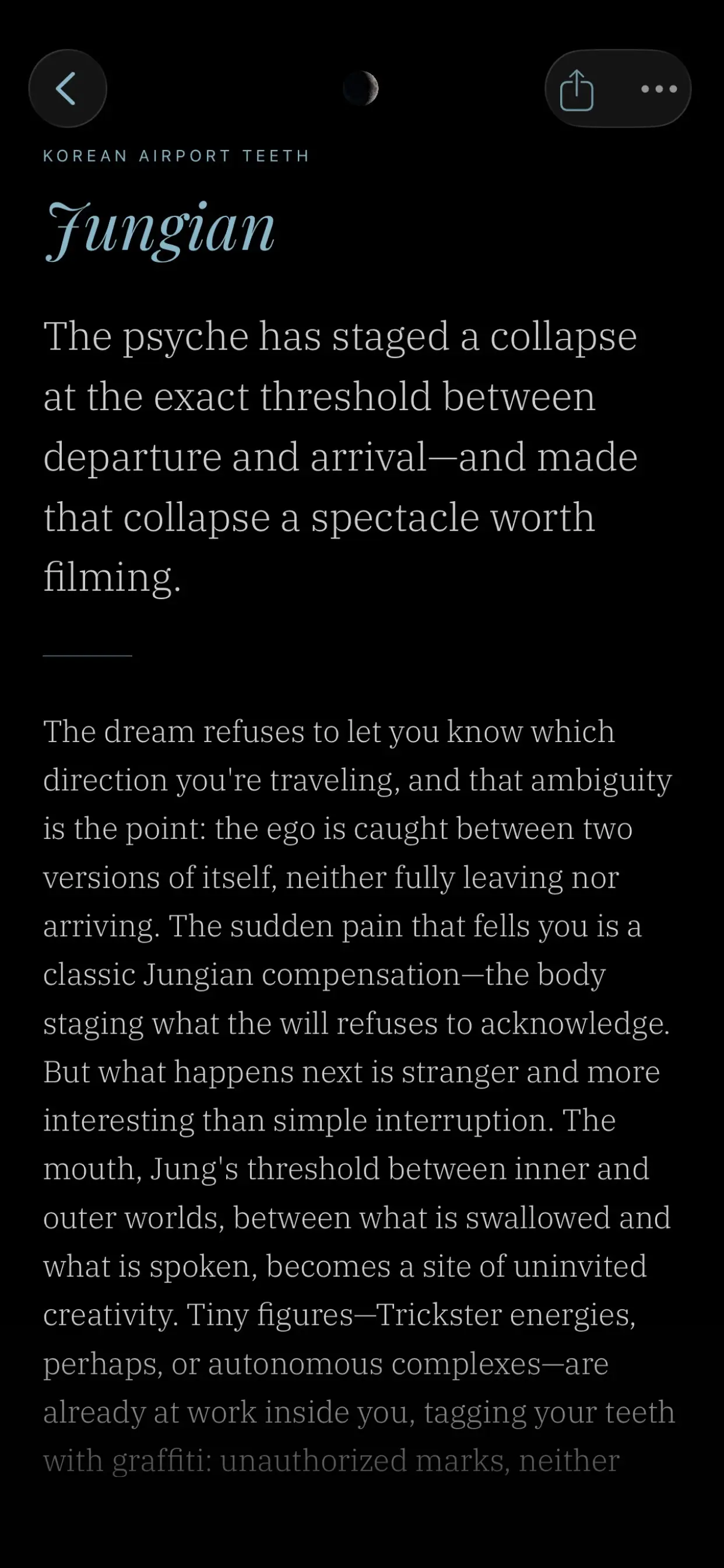 Dream Club on iPhone: a Jungian analysis